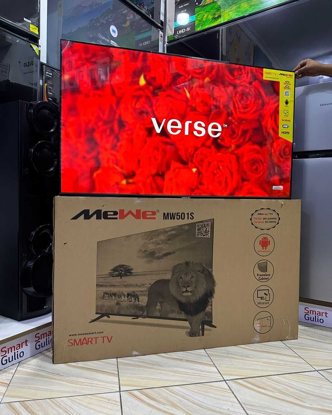 Mewe 50 Inches Smart UHD LED Frameless TV image