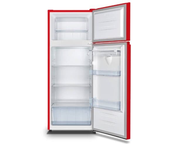 Hisense 205LTRS Red double door Fridge with dispenser DRB-205 image